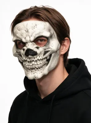 Produktbild von Banditenschädel Maske - Fasching Halloween Kostüm