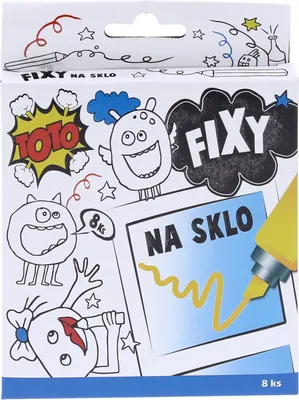 Immagine prodotto di Pennarelli in vetro 8 colori