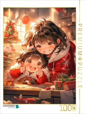 Produktbild von CALVENDO Puzzle Manga Kinder | 1000 Teile Lege-Größe 64x48cm Foto-Puzzle für glückliche Stunden