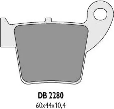 Obrázek produktu pro Kh346 Pro Honda Cr/Crf 02-16 Brzdové Desky Zadní – Nahrazuje Db2280Mx-D A Db2280Qd-D