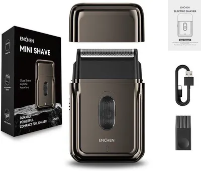 Obrázek produktu pro ENCHEN Elektrický holicí strojek pro muže – bezdrátový holicí strojek, nabíjení přes USB-C, baterie 600 mAh