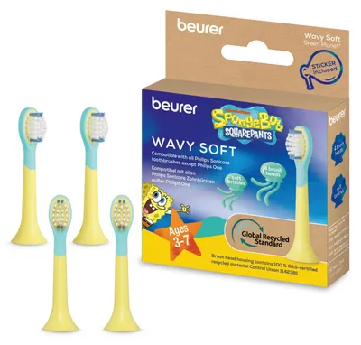 Produktbild von Beurer SC WavySoft Aufsteckbürsten für elektrische Zahnbürste Kinder, ab 3