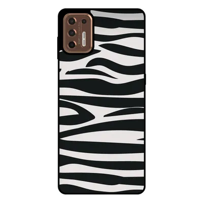 Obrázok produktu pre Smartphonica Puzdro na telefón vhodné pre Motorola Moto G9 Plus s potlačou zebry - Zadný kryt z TPU s dizajnom zebry - Black White