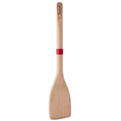 Image de TEFAL Ingenio Spatule coudée - bois de hêtre et silicone platine - 33 cm