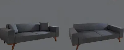 Produktbild von Sofagarnitur 3+3+1 Sitz Set Design Sofas Polster Couchen Grau Couch Möbel 3tlg.