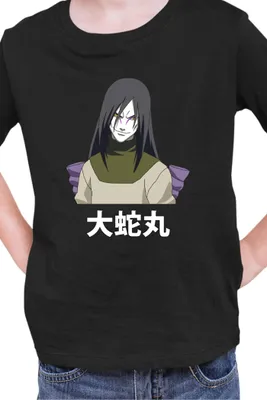 Obrázek produktu pro Dětské Triko Naruto Orochimaru 03, 7-8 Jahr - 128 / Černá