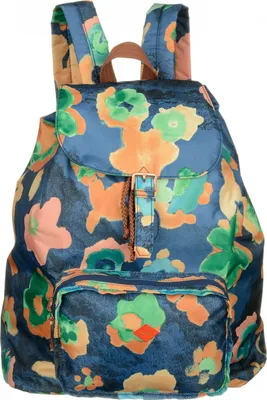 Produktbild von Oilily Etch Flowers Folding Classic Backpack Blueberry