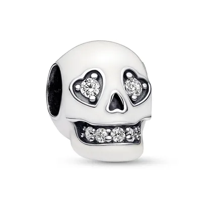 Zdjęcie produktu dla Wisiorek Pandora Glow-in-the-dark Sparkling Skull Charm 792811C01