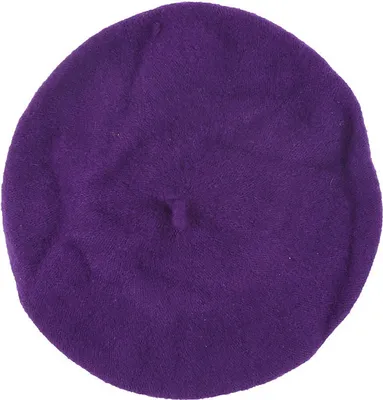 Produktbild von Frauen Mädchen einfarbig warme Winter Baskenmütze Französisch Künstler Beanie Hat Ski Cap