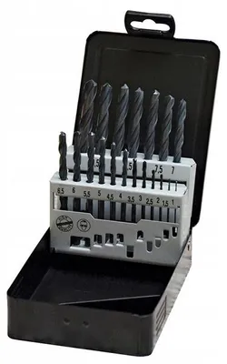 Produktbild von ABRABORO HSS-R Metallbohrer Set 1-10 mm, 19-teilig Profi