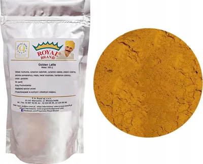 Produktbild von Golden Milk 300G Kurkuma Zimt Ingwer Immunität Gesundheit Pfeffer Kardamom