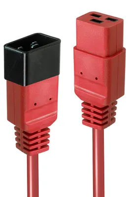 Produktbild von Lindy 30123, 1 m, C19-Koppler, C20-Koppler, 250 V, 16 A