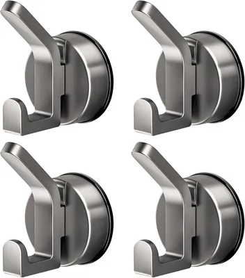 Immagine prodotto di Ganci adesivi, confezione da 4 pezzi, extra forte adesione, riutilizzabili, ideali per bagno e cucina