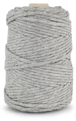 Produktbild von Baumwollseil gedreht 5mm 100m Mittelgrau