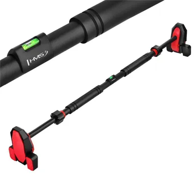 Produktbild von Türstange Klimmzugstange Türrahmen - Verstellbar 100 bis 120 cm - Belastbar bis 200 kg - Stahlrahmen - Ohne Bohren