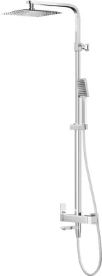 Produktbild von BADLAND Duschsäule ANGO Duschsystem, Brausegarnitur mit Auslauf in Chrom