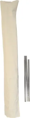 Produktbild von Schutzhülle Sonnenschirme bis 3m z.B. Acerra/C57/Lissabon, Hülle Schutzhaube Klettverschluss, Polyester 240g/m²  creme
