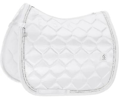 Zdjęcie produktu dla Eskadron Podkładka do ujeżdżania Satin Frills Classic Sports FS26 Podkładka pod siodło Biała PD