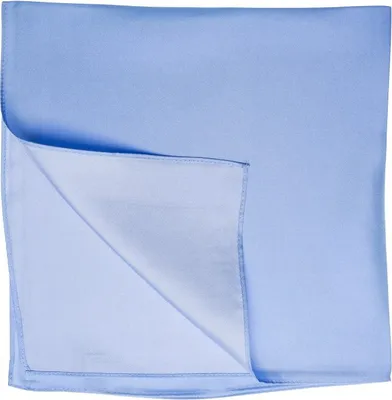 Produktbild von Nickituch Seidentuch blau hellblau Twillseide 53x53cm