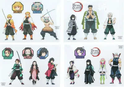 Produktbild von Demon Slayer Vinyl Sticker Set