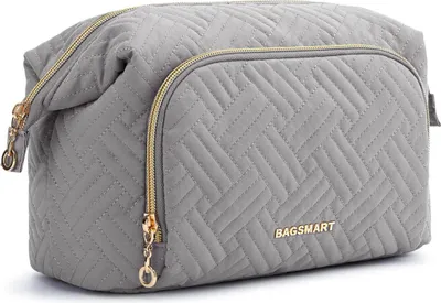 Produktbild von BAGSMART Kosmetiktasche Makeup Bag Reise Toilettenartikel Zubehör Grau