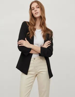 Zdjęcie produktu dla Płaszcz żakardowy z długim rękawem Slim Fit Wierzchnie basicowe.DOCHKI | L