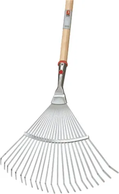 Produktbild von Laubrechen mit Stiel 1500x450mm 22 Nadeln