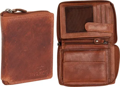 Produktbild von Mustang Udine Wallet Universal Leder Premium Wallet Cognac Leder Cognac 06.102131