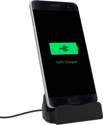 Produktbild von Ladestation Aufladen & Synchronisierung mit Micro-USB Anschluss – Schwarz