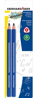 Immagine prodotto di Eberhard Faber 510098 Set di 2 matite TRI Winner, 2B