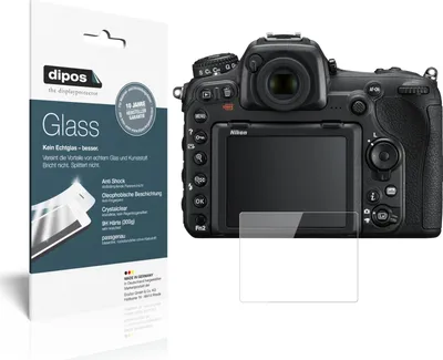 Produktbild von 1x Schutzfolie für Nikon D500 - Anti-Shock 9H Folie dipos Glass Kunststoffglas