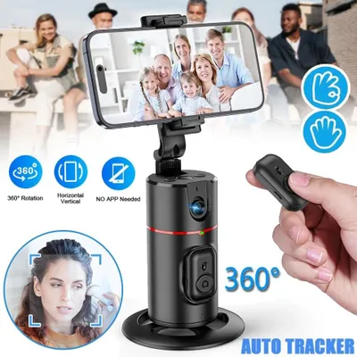 Produktbild von Auto Face Tracking Stativ Handy Stativ Selfie Stick 360° Tripod Ständer Halter