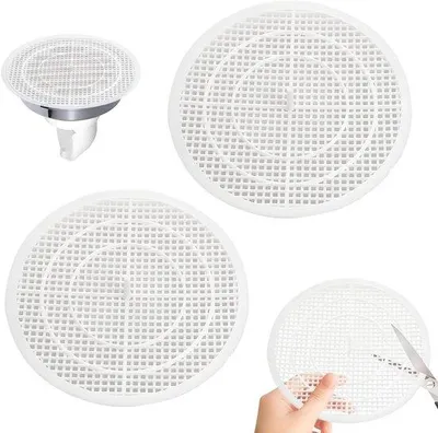 Produktbild von Duschenetz 2er Pack, Haarabzug, Haarabzug für Dusche, Haarfang für Dusche, Haarabzug für Dusche, Duschenetz mit Haarabzug, für Dusche, Waschbecken, Badewanne und Küche