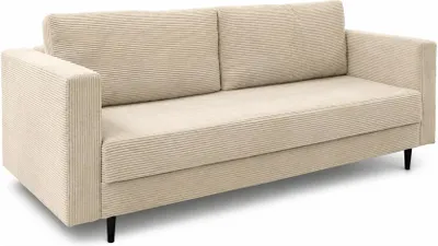 Produktbild von Schlafsofa Couch SANTINO mit Bettkasten & Schlaffunktion 230x95 cm Beige