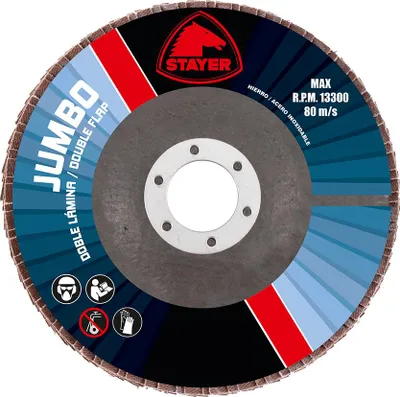 Image de Disque double feuille Pro Cer 115 mm grain 40