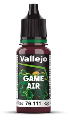 Game Air 18 ml – Nachtliches Rot, Acrylfarbe für Airbrush