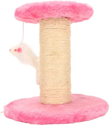 Obrázok produktu pre CFTGIW Cat Scratching Post Interactive Soft P 2 Layers Sisal Rope Scratching Post for Indoor Cats Kitty Blue Cat Post the Bottom Cat Scratcher Postcat Tower Postscat Scratching Postscat (#2)