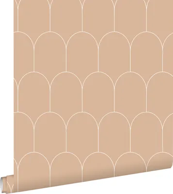 Immagine prodotto di ESTAhome carta da parati art deco terracotta chiara 53 cm x 10.05 m