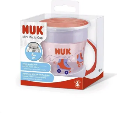 Produktbild von Baby Mini Magic NUK 360° Becher mit Deckel rot