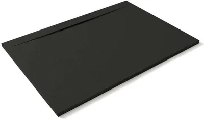 Produktbild von Mineralguss-Duschwanne extra flach LYRA SCHWARZ 100x120cm