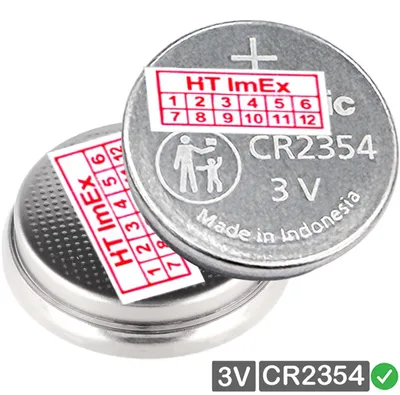 Produktbild von CR2354 3V Batterie kompatibel mit Panasonic BR2354 für Autoschlüssel Alarmanlage Fernbedienung