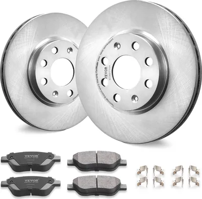 Immagine prodotto di Set di freni anteriori VEVOR per Opel Adam (M13), Corsa D (S07), Corsa D monovolume/hatchback (S07), dischi freno, pastiglie freno in Vetroceramica, set di ricambio, dischi freno anteriori da 257 mm