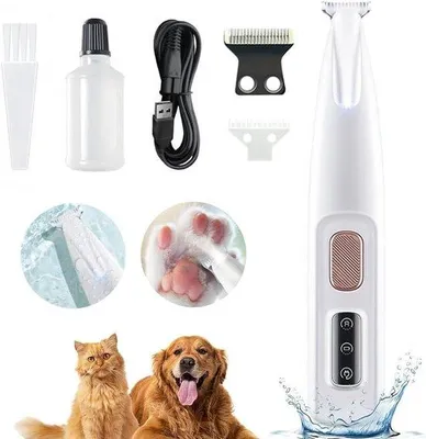 Image de Tondeuses rechargeables étanches pour les pattes des chiens