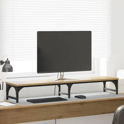 Immagine prodotto di vidaXL Supporto per monitor in rovere Artisan 105 x 23 x 15,5 cm