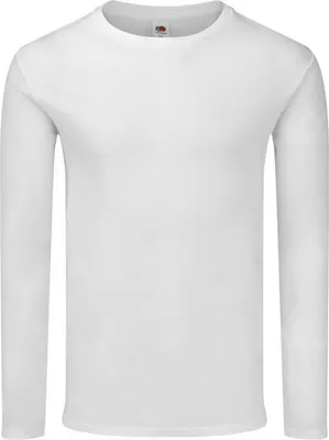 Immagine prodotto di Fruit of the Loom - Maglietta da uomo "Iconic 140" a maniche lunghe FK2347 (XL) (bianca)