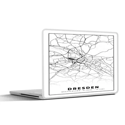 Produktbild von MuchoWow® Laptop Aufkleber Sticker Cover Karte - Dresden - Stadtplan 30x22 cm - Laptop-Sticker