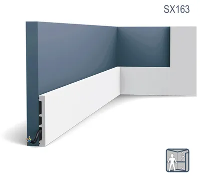 Produktbild von Orac Decor SX163 AXXENT SQUARE Sockelleiste Wandleiste Zierleiste 2 m