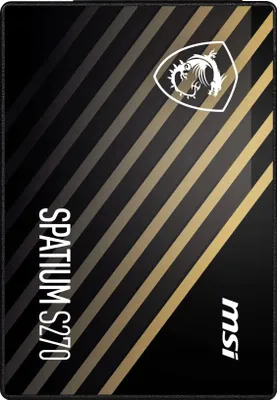 Produktbild von Msi Spatium S270 960Gb Sata Iii 2.5" 500/400Mb/S 3D Nand Performance Ssd Laufwerk