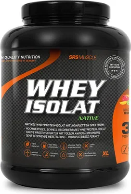 Produktbild von SRS Whey Isolat native - 900g Dose, Fruit Punch