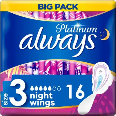 Produktbild von Always Platinum Ultra Night Binden 16 Stück - 1 Stück